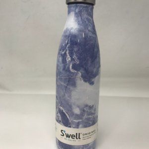 S'well Original blue and White Marble Bottle